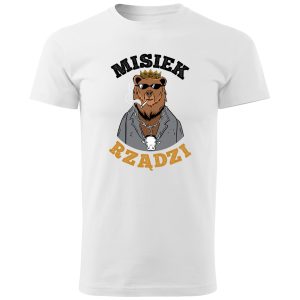 Koszulka męska Misiek Rządzi